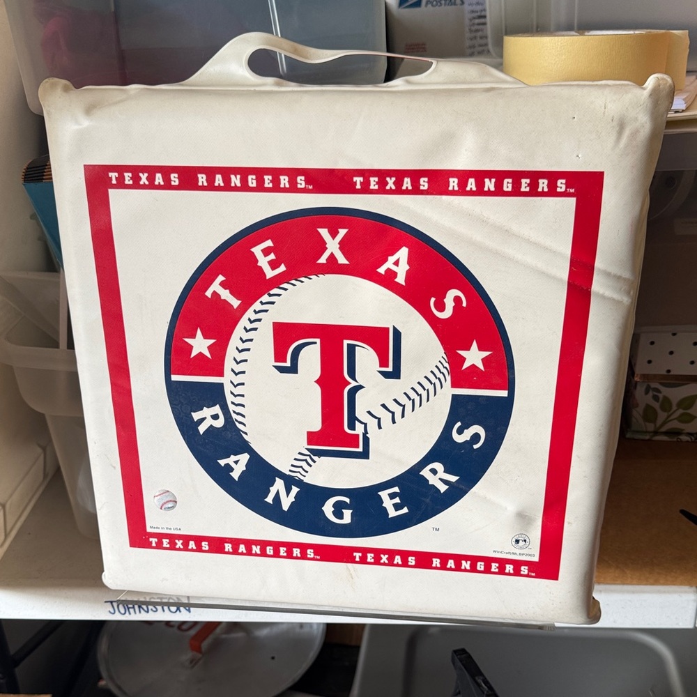 5/$25 Texas Rangers Stadium Seat Foam Cushion EUC